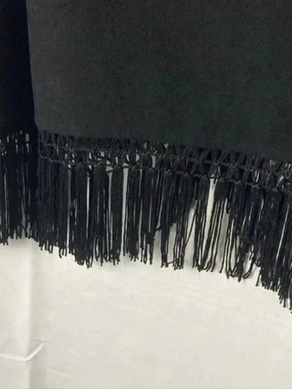 Jennifer Lopez Black Fringe Tank Top - Picture 4 of 8